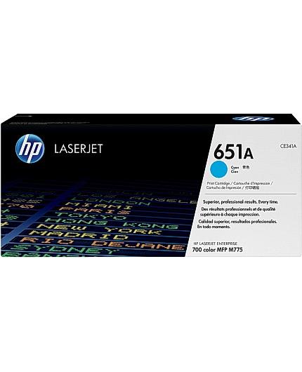 E115786 HP CE341A Toner HP CE341A 16K bl&#229; 651A serie